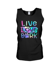 LIVE LOVE BARK Unisex Tank tile