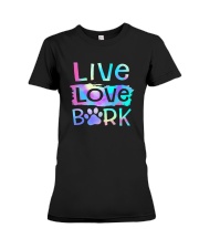 LIVE LOVE BARK Premium Fit Ladies Tee tile