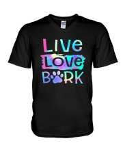 LIVE LOVE BARK V-Neck T-Shirt tile
