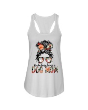 DOG MOM Ladies Flowy Tank tile
