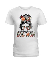 DOG MOM Ladies T-Shirt tile