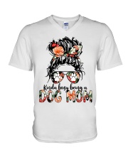 DOG MOM V-Neck T-Shirt tile