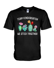 Kindergaten V-Neck T-Shirt tile