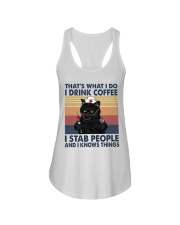 NURSE I STAB PEOPLE Ladies Flowy Tank tile