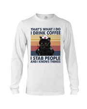 NURSE I STAB PEOPLE Long Sleeve Tee tile