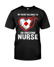 AWESOME NURSE Classic T-Shirt front