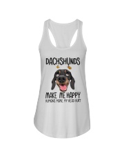 DACHSHUND Ladies Flowy Tank tile