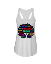 Melanated Queen Ladies Flowy Tank thumbnail