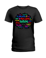 Melanated Queen Ladies T-Shirt tile