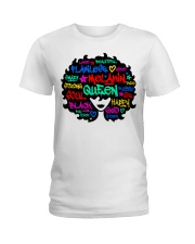 Melanated Queen Ladies T-Shirt front