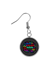 Melanated Queen Circle Earrings thumbnail