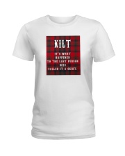 SCOTTISH KILT Ladies T-Shirt thumbnail