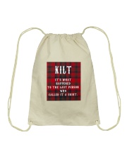 SCOTTISH KILT Drawstring Bag thumbnail