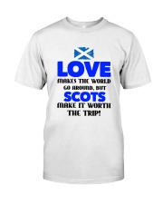 SCOTS MAKE IT WORTH THE TRIP Premium Fit Mens Tee tile