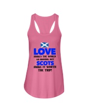 SCOTS MAKE IT WORTH THE TRIP Ladies Flowy Tank tile