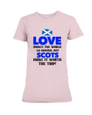 SCOTS MAKE IT WORTH THE TRIP Premium Fit Ladies Tee tile