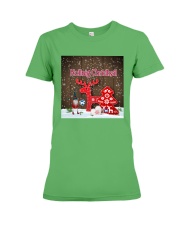 GAELIC MERRY CHRISTMAS - Nollaig Chridheil Premium Fit Ladies Tee thumbnail
