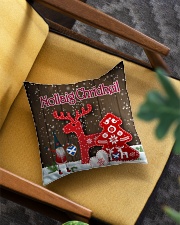 GAELIC MERRY CHRISTMAS - Nollaig Chridheil Square Pillowcase aos-pillow-square-front-lifestyle-07