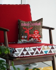 GAELIC MERRY CHRISTMAS - Nollaig Chridheil Square Pillowcase aos-pillow-square-front-lifestyle-09