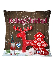 GAELIC MERRY CHRISTMAS - Nollaig Chridheil Square Pillowcase front