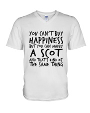 YOU CAN MARRY A SCOT V-Neck T-Shirt tile