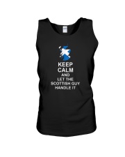 KEEP CALM AND LET THE SCOTTISH GUY HANDLE IT Unisex Tank thumbnail