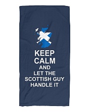KEEP CALM AND LET THE SCOTTISH GUY HANDLE IT Beach Towel thumbnail