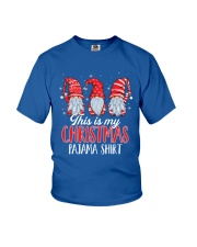 THIS IS MY CHRISTMAS PAJAMA SHIRT Youth T-Shirt front