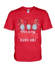 THIS IS MY CHRISTMAS PAJAMA SHIRT V-Neck T-Shirt tile
