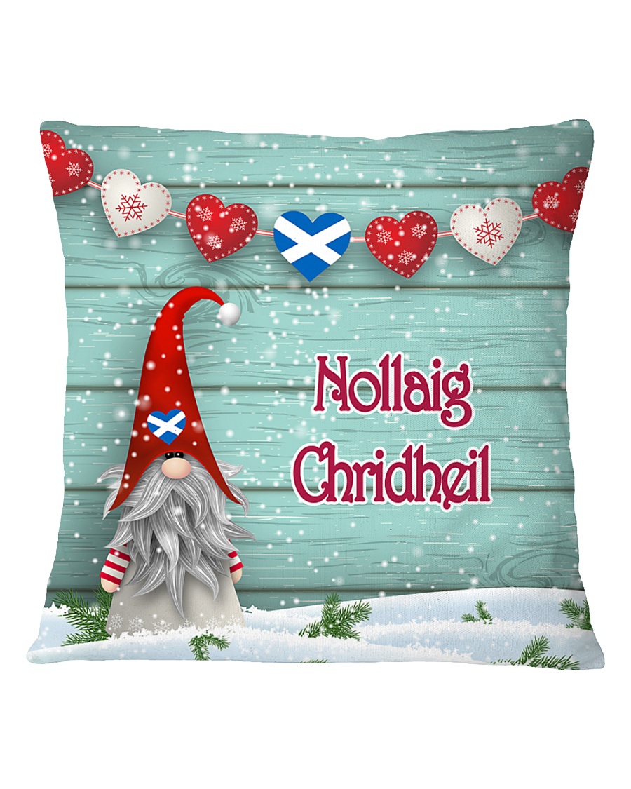 GAELIC MERRY CHRISTMAS Square Pillowcase
