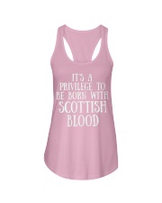 IT'S A PRIVILEGE TO BE BORN WITH SCOTTISH BLOOD Ladies Flowy Tank tile