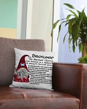 BROWNIE SCOTTISH Square Pillowcase aos-pillow-square-front-lifestyle-03