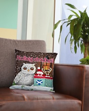 GAELIC MERRY CHRISTMAS Square Pillowcase aos-pillow-square-front-lifestyle-03