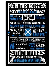IN THIS HOUSE WE LOVE SCOTLAND 11x17 Poster front