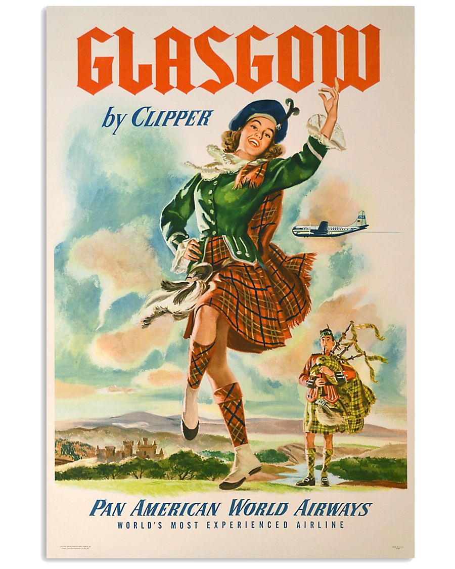 SCOTLAND TRAVEL VINTAGE REPRINT 11x17 Poster