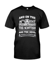 GOD CREATED THE SCOTTISH Classic T-Shirt thumbnail