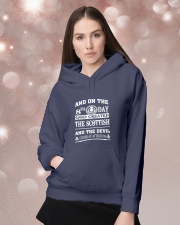 GOD CREATED THE SCOTTISH Hooded Sweatshirt lifestyle-holiday-hoodie-front-1