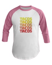 retro taco shirts vintage cinco de mayo Baseball Tee thumbnail