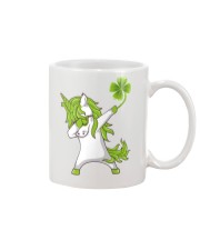Dabbing Unicorn with Irish Shamrock in Hand Mug thumbnail