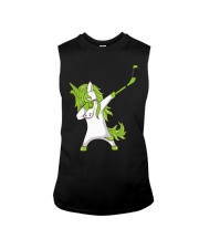 Dabbing Unicorn with Hockey Stick in Hand Sleeveless Tee thumbnail