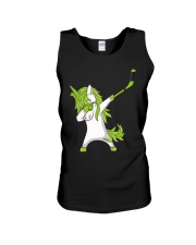 Dabbing Unicorn with Hockey Stick in Hand Unisex Tank thumbnail