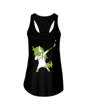 Dabbing Unicorn with Hockey Stick in Hand Ladies Flowy Tank thumbnail