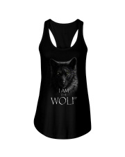 WOLF - I AM THE WOLF Ladies Flowy Tank thumbnail