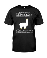 Llama People Should Seriously Premium Fit Mens Tee thumbnail