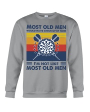 most old men Darts Crewneck Sweatshirt tile