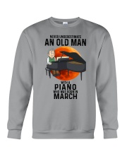 03 piano old mannn never Crewneck Sweatshirt tile