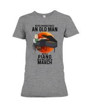 03 piano old mannn never Premium Fit Ladies Tee tile