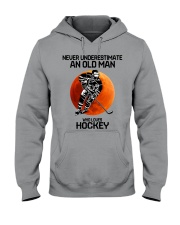 02 hat hockey old man Hooded Sweatshirt tile