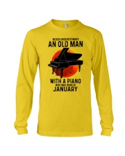 01 piano never old man Long Sleeve Tee tile