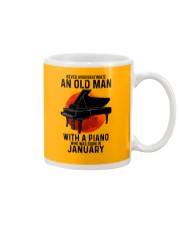 01 piano never old man Mug tile